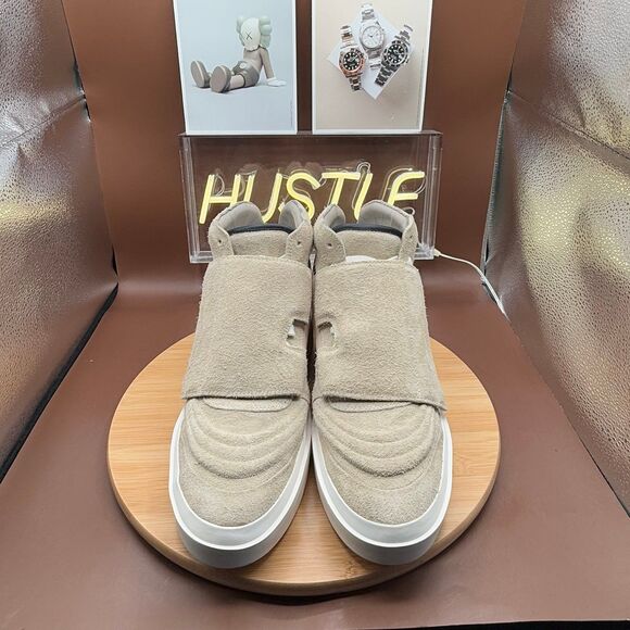 Fear Of God Skate Mid Sneaker Sand Cream Fear of God Print men’s US Sz 12 - Picture 7 of 12